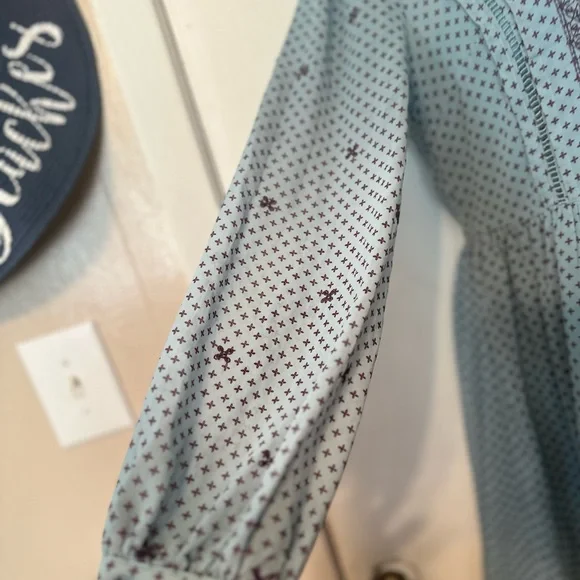 NWT Lucky Brand Blue&Black medium dress - Picture 7 of 7